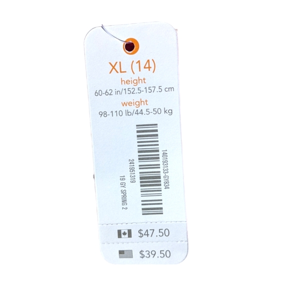 Gymboree Girls XL 14 "One of a Kind" Dyed Pink Sweatshirt w/ Eyelet Sleeves - Picture 8 of 8